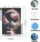Japanese Landscape Diamond Painting Kits for Adults-5D DIY Full Drill Round Diamond Art Kits for Home Decor-Fantasy Scenery Diamond Dots Arts and Crafts for Gift